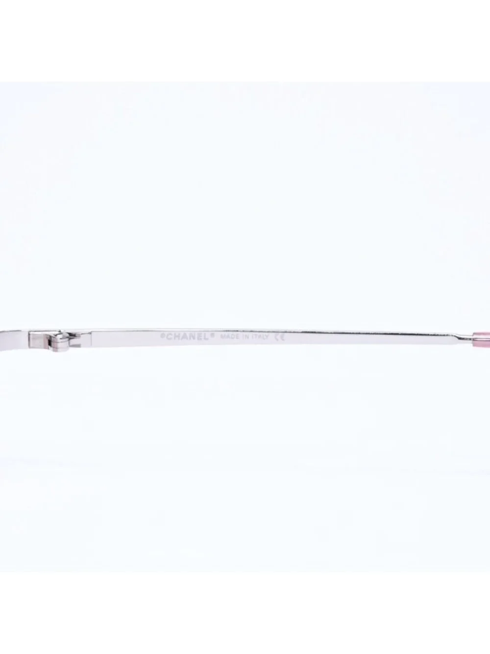 Chanel Rimless Sunglasses Eyewear CC Logo Pink Gradation